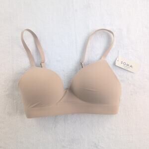 Soma Intimates NWT Enbliss Wireless Warm Amber Bra Women's 32A